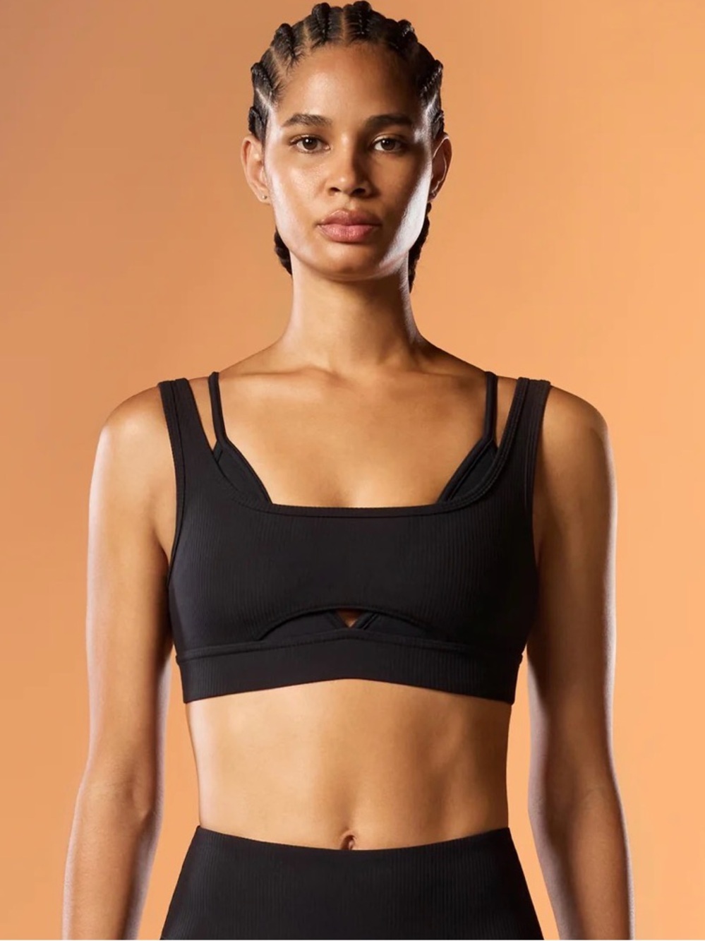 NWT Stretch Your Story ButterEase Layered Sports Bra